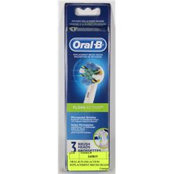 ORAL-B FLOSS ACTION REPLACEMENT BRUSH HEADS