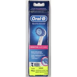 ORAL-B SENSITIVE GUM CARE REPLACEMENT BRUSH HEADS