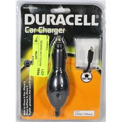 NEW DURACELL CAR CHARGER