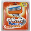 Image 1 : GILLETTE FUSION POWER REPLACEMENT BLADES (8 TOTAL