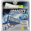 Image 1 : MACH3 TURBO REPLACEMENT BLADES (8 TOTAL CARTRIDGES