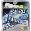 Image 1 : MACH3 TURBO REPLACEMENT BLADES (8 TOTAL CARTRIDGES