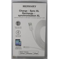 NEW MERKURY CHARGE & SYNC XL FOR APPLE LIGHTENING