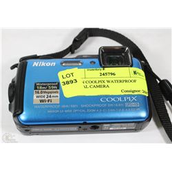 NIKON COOLPIX WATERPROOF DIGITAL CAMERA