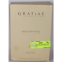 NEW GRATIAE BEAUTIFYING NAIL KIT