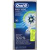 Image 1 : NEW ORAL-B PRO 1000 CROSS ACTION RECHARGABLE TOOTH