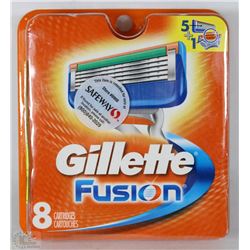 GILLETTE FUSION REPLACEMENT BLADES (8 TOTAL