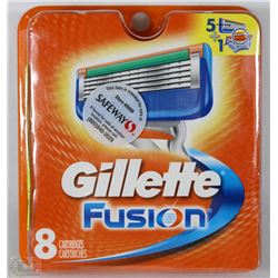 GILLETTE FUSION REPLACEMENT BLADES (8 TOTAL
