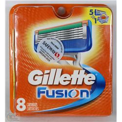 GILLETTE FUSION REPLACEMENT BLADES (8 TOTAL
