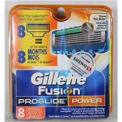 GILLETTE FUSION PROGLIDE POWER REPLACEMENT BLADES