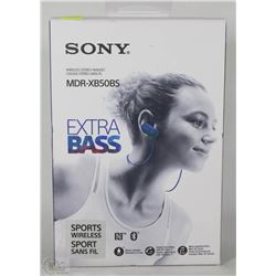 SONY MDR-XB50BS WIRELESS SPORTS STEREO HEADSET