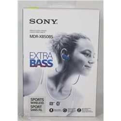 SONY MDR-XB50BS WIRELESS SPORTS STEREO HEADSET