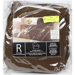 NEW MAINSTAY RECLINER FURNITURE COVER - BROWN