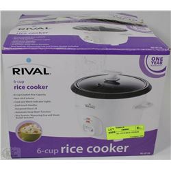 NEW RIVAL 6 CUP RICE COOKER