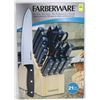 Image 1 : NEW FARBERWARE 21PC KNIFE SET WITH BLOCK