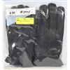 Image 1 : 2PK MENS LEATHER GLOVES MEDIUM