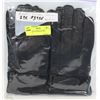 Image 1 : 2PK MENS LEATHER GLOVES MEDIUM
