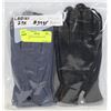 Image 1 : 2PK LADIES LEATHER GLOVES MEDIUM