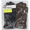 Image 1 : 2PK LADIES LEATHER GLOVES MEDIUM