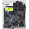 Image 1 : 2PK LADIES LEATHER GLOVES SMALL