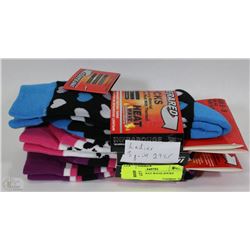 3PK LADIES HEAT WAVE SOCKS