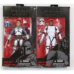 NEW 2 STAR WARS BLACK SERIES FIGURINES INCL JANGO-