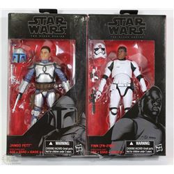 NEW 2 STAR WARS BLACK SERIES FIGURINES INCL JANGO-