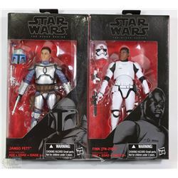NEW 2 STAR WARS BLACK SERIES FIGURINES INCL JANGO-