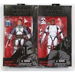 NEW 2 STAR WARS BLACK SERIES FIGURINES INCL JANGO-