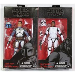 NEW 2 STAR WARS BLACK SERIES FIGURINES INCL JANGO-