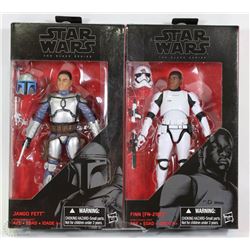 NEW 2 STAR WARS BLACK SERIES FIGURINES INCL JANGO-