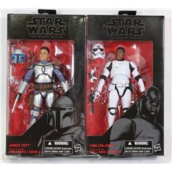 NEW 2 STAR WARS BLACK SERIES FIGURINES INCL JANGO-