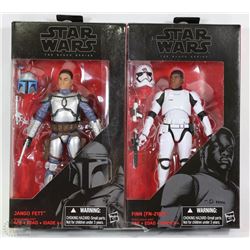 NEW 2 STAR WARS BLACK SERIES FIGURINES INCL JANGO-
