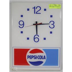 VINTAGE WALL MOUNTING PEPSI COLA CLOCK