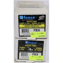 LOT OF 2 FENCO WATER PUMP