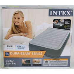 NEW INTEX TWIN SIZE COMFORT PLUSH BED DURA-BEAM