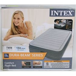 NEW INTEX TWIN SIZE COMFORT PLUSH BED DURA-BEAM