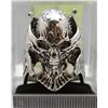 Image 1 : MENS FLAMING SKULL RING