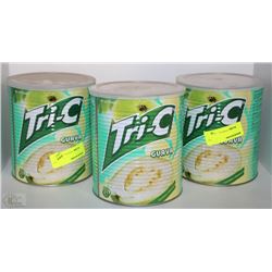 THREE LARGE TINS OF GUAVA JUICE MIX