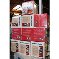 GROUP OF TEN MULTI-USE KETTLES