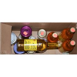 BOX OF MUSTARD OIL , CURRY PASTE ETC.