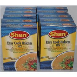 TEN 350G BOXES OF SHAN EASY COOK HALEEM MIX