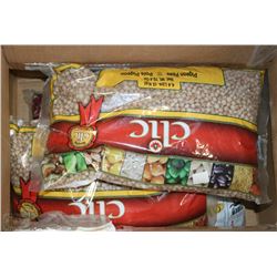 BOX OF CLIC CHICK PEAS 4.4LB BAGS