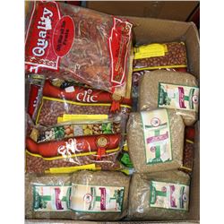 LARGE BOX OF ASSORTED BEANS