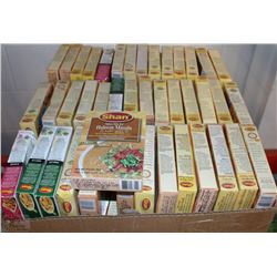 LARGE BOX OF ASSORTED SPICE PACKS