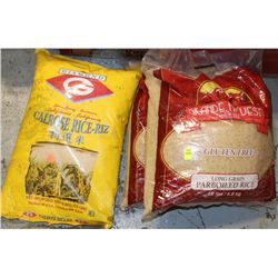 LOT WITH THREE ASSORTED GLUTEN FREE AND REG. RICE