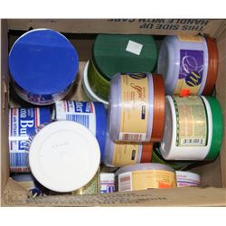 BOX OF ASSORTED SKIN CREAM AND HAIR CARE PRODUCTS