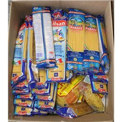 LARGE BOX OF PASTA AND NOODLES