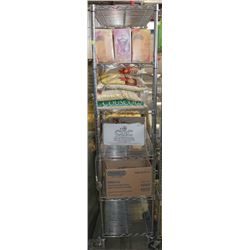 STAINLESS METRO RACK ON WHEELS