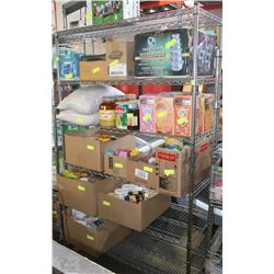 STAINLESS METRO RACK ON WHEELS